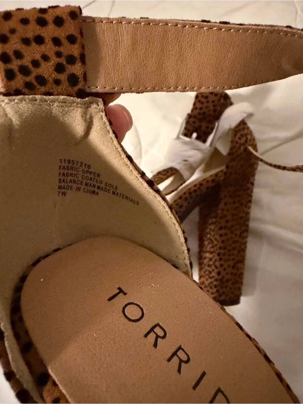 torrid block heel
